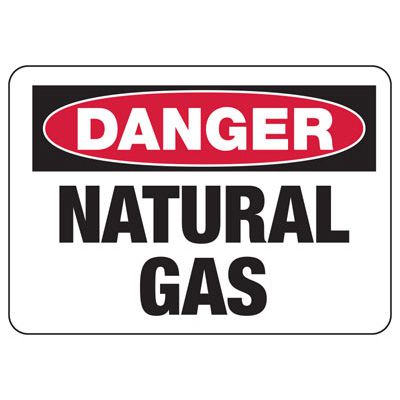 Chemical Warning Signs - Natural Gas