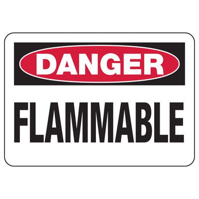 Danger Signs - Flammable