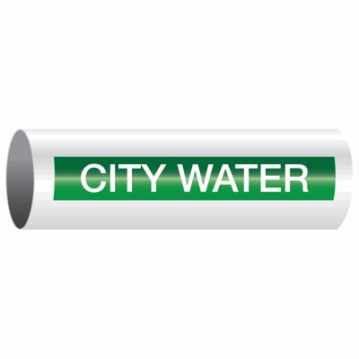 City Water - Opti-Code® Self-Adhesive Pipe Markers