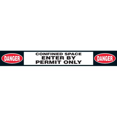 Anti-Slip Enter By Permit Only Labels