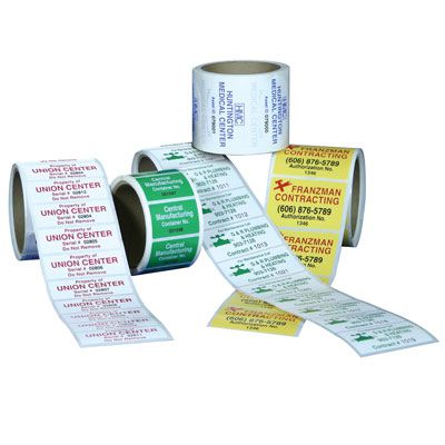 Custom Consecutively Numbered Roll Form Labels