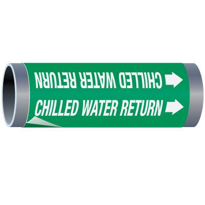Chilled Water Return - Ultra-Mark® High Performance Pipe Markers