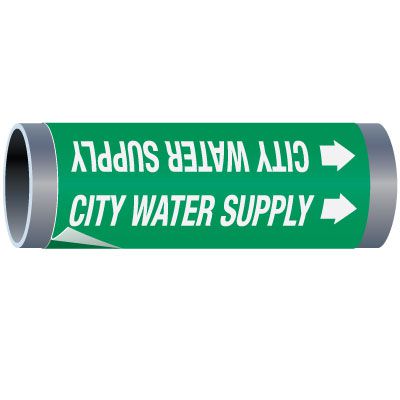 City Water Supply - Ultra-Mark® High Performance Pipe Markers