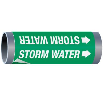 Storm Water - Ultra-Mark® High Performance Pipe Markers