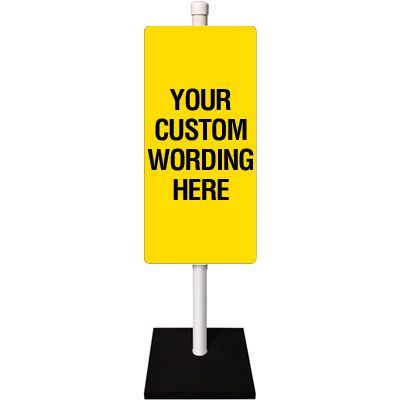 Custom Flexible Sign Stanchion System