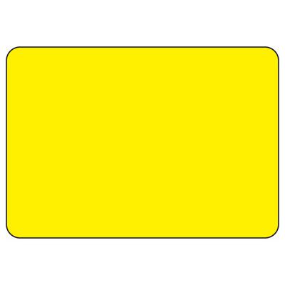 Yellow Blank Write-On Sign