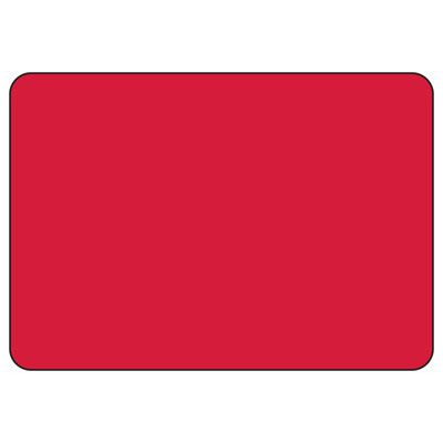 Red Blank Write-On Sign