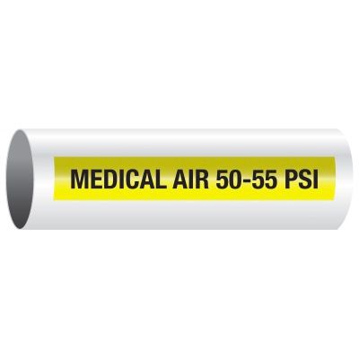 Custom Opti-Code® Adhesive Medical Gas Pipe Markers