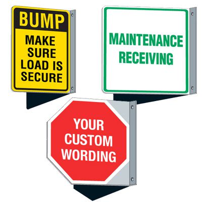 Custom Reflective Flanged Signs