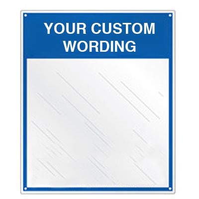 Custom Safety Slogan Mirror Sign