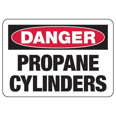 Danger Signs - Propane Cylinders
