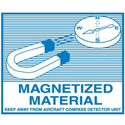 Magnetized Material Regulatory Labels