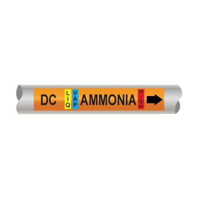 Defrost Condensate - Setmark® Ammonia Pipe Markers