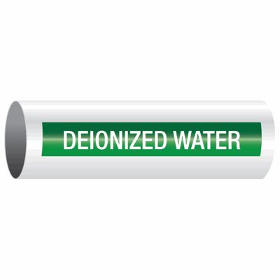 Deionized Water - Opti-Code® Self-Adhesive Pipe Markers
