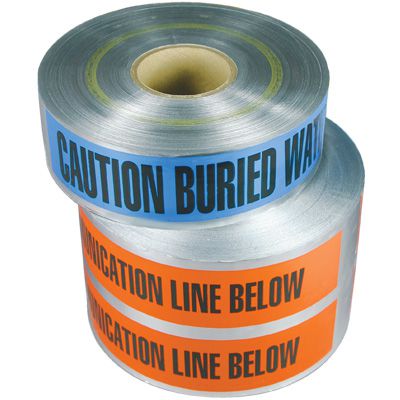 Detectable Underground Warning Tape - Caution Buried Communication Line Below