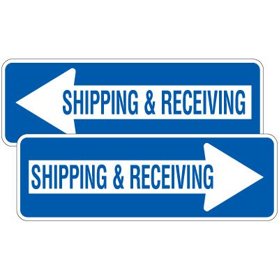 Directional Arrow Traffic Signs - Shipping & Receiving