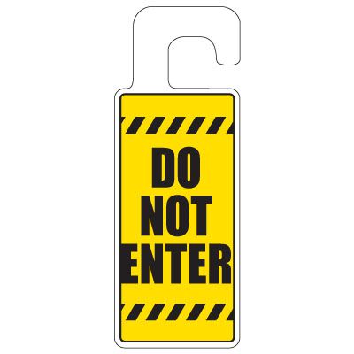 Door Knob Hangers - Do Not Enter