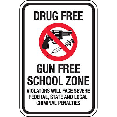 Drug Free Gun Free School Zone