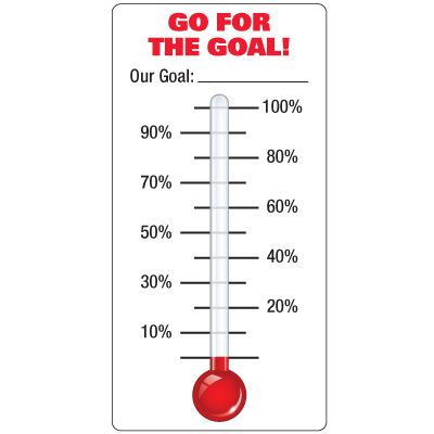 Dry Erase Safety Tracker Signs - Go For The Goal!