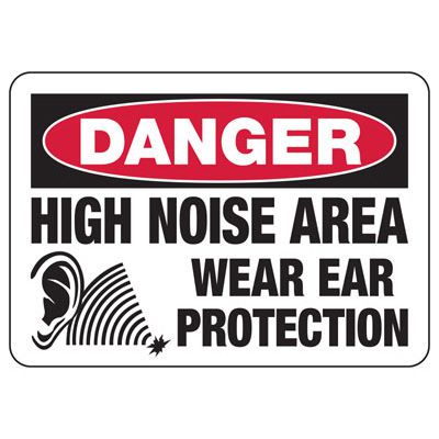 Danger Signs - High Noise Area