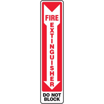 Eco-Friendly Signs - Fire Extinguisher Do Not Block