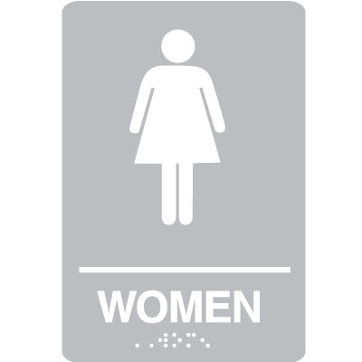 Economy Braille Signs - Women