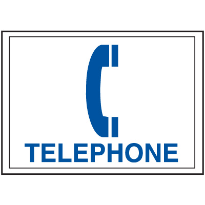 Economy Front Office Signs - Telephone