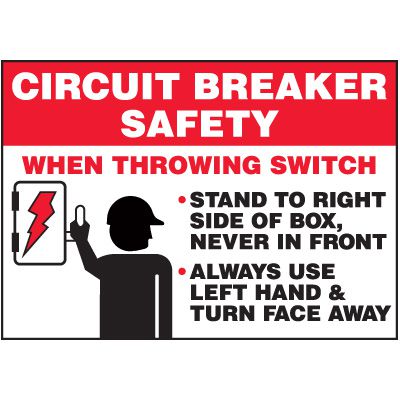Circuit Breaker Safety - Voltage Warning Labels