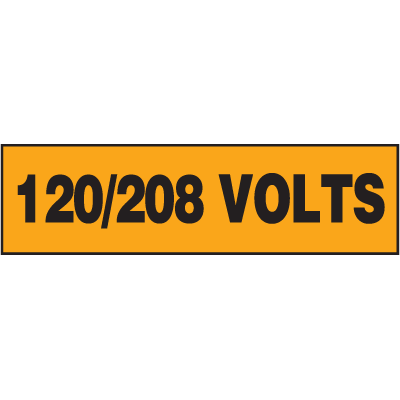 Electrical Marker Packs - 120/208 Volts