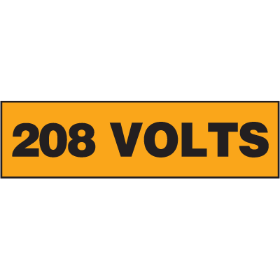Electrical Marker Packs - 208 Volts