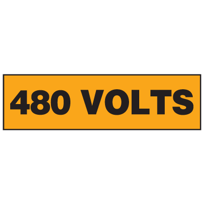 Electrical Marker Packs - 480 Volts