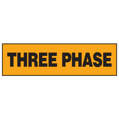 Electrical Marker Packs - Three Phase