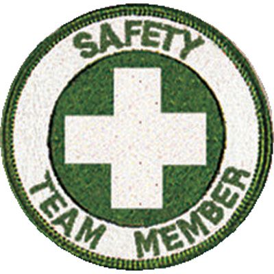 Safety Team Member Embroidered Patch