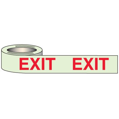 Glow In The Dark Exit Tape