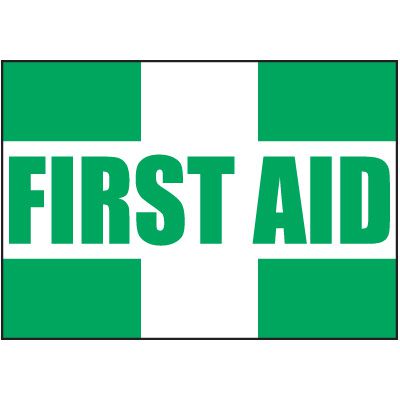 First Aid Label