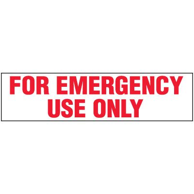 For Emergency Use Only Label