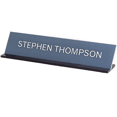 Custom Engraved Desktop Nameplates