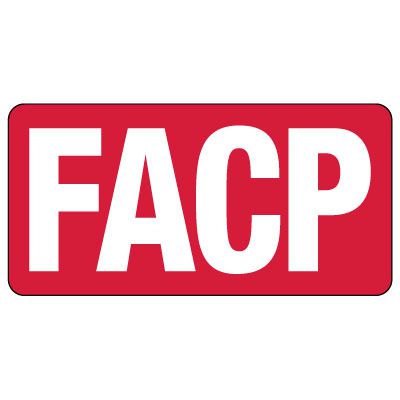 Fire Alarm Control Panel Sign - FACP