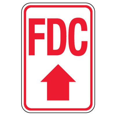 Vertical FDC Sign - Up Arrow