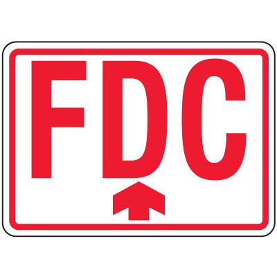 Horizontal FDC Sign - Up Arrow