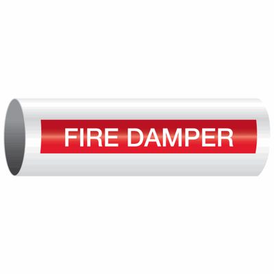 Fire Damper - Opti-Code® Self-Adhesive Pipe Markers
