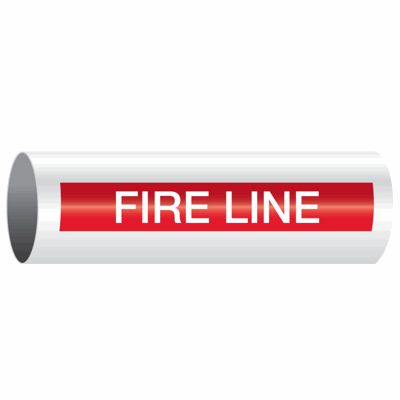 Fire Line - Opti-Code® Self-Adhesive Pipe Markers
