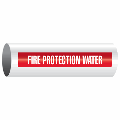 Fire Protection Water - Opti-Code® Self-Adhesive Pipe Marker