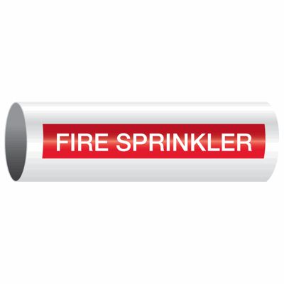 Fire Sprinkler - Opti-Code® Self-Adhesive Pipe Markers
