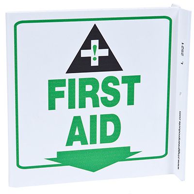 First Aid L-Style Sign