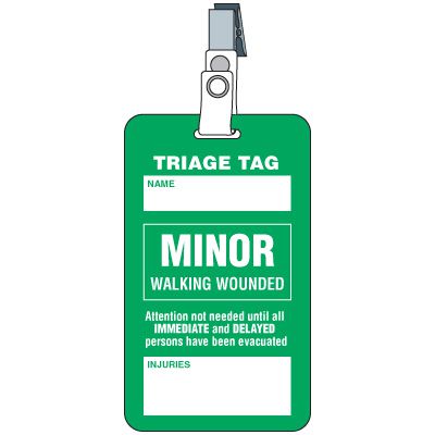 Minor Triage Tag