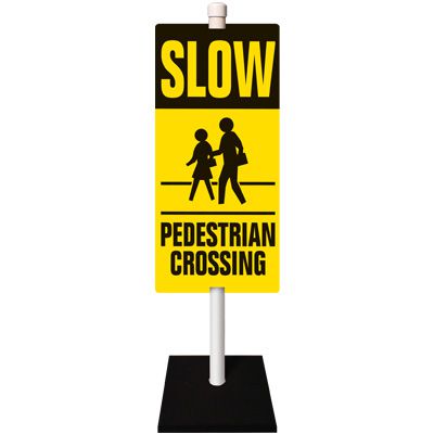 Pedestrian Traffic Warning Sign System