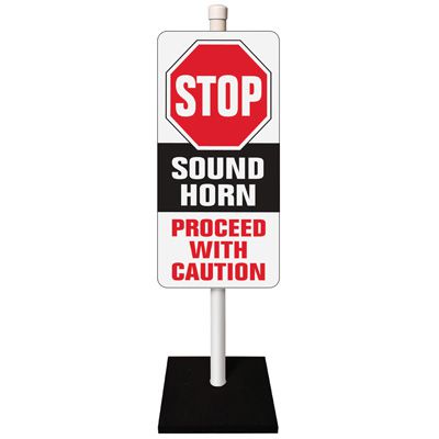 Sound Horn Traffic Sign System