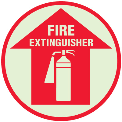 Fire Extinguisher Anti-Slip Floor Marker