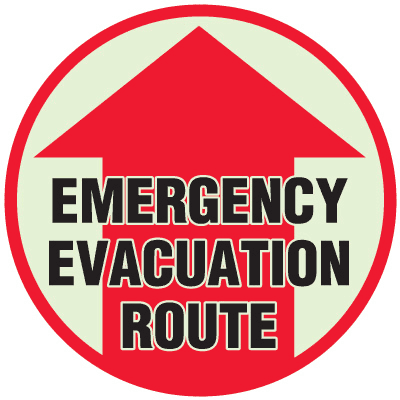 Emergency Evacuation Anti-Slip Floor Markers